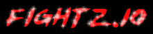 a black background with red letters that say fight 2.0