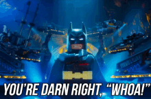 You'Re Darn Right, "Whoa!" GIF - Lego Batman Lego Batman Movie Youre Darn Right GIFs