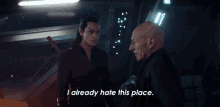 I Already Hate This Place Elnor GIF - I Already Hate This Place Elnor Star Trek Picard GIFs