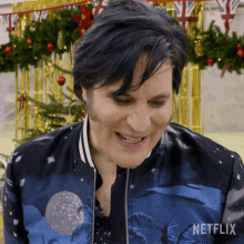 Laughing Noel Fielding GIF - Laughing Noel Fielding The Great British Baking Show Holidays GIFs