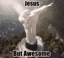 Jesus Awesome GIF - Jesus Awesome Statue GIFs