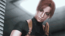 Claire Redfield GIF - Resident Evil Claire Redfield Stare GIFs