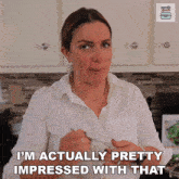 I'M Actually Pretty Impressed With That Emily Brewster GIF - I'M Actually Pretty Impressed With That Emily Brewster Foodbox Hq GIFs