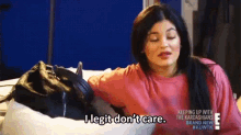 Kylie Jenner GIF - Keeping Up With The Kardashians Kylie Jenner I Dont Care GIFs