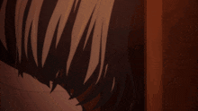 a close up of a girl with chinese writing on it