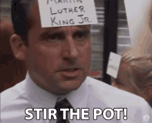 Stir The Pot Michael Scott GIF - Stir The Pot Michael Scott Steve Carell GIFs