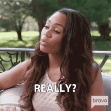 Really Monique Samuels GIF - Really Monique Samuels Real Housewives Of Potomac GIFs