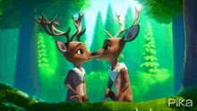 Deer Jemma GIF - Deer Jemma Kissing Couple GIFs