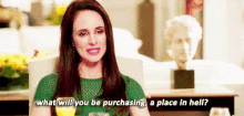 Just Curious GIF - Purchasing A Place In Hell Sassy GIFs