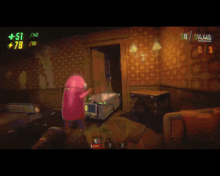 a screenshot of a video game shows a fluffy boy