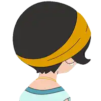 a cartoon of a woman with the words ghost auditions below her