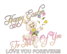 Happy Easter To All Of You Easter Eggs GIF