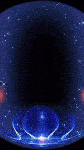 a purple heart with blue eyes is surrounded by a blue circle