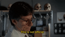This Is Not Official Doctor Plith GIF - This Is Not Official Doctor Plith Jerry Wasserman GIFs
