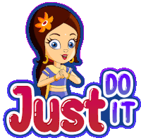 Just Do It Princess Indumati Sticker - Just Do It Princess Indumati Chhota Bheem Stickers