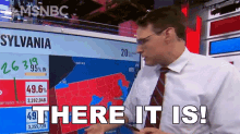 There It Is Steve Kornacki GIF - There It Is Steve Kornacki Pointing GIFs