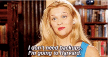 Law School Harvard GIF - Law School Harvard I Dont Need Backups GIFs
