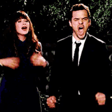 New Girl Excited GIF - New Girl Excited Freaking Out GIFs