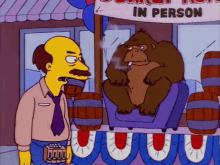 Donkey Kong Simpsons GIF - Donkey Kong Simpsons Barrel GIFs