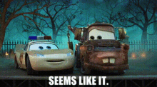 Cars Tow Mater GIF - Cars Tow Mater Seems Like It GIFs
