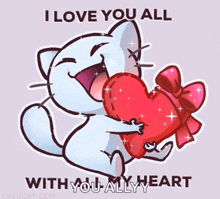Love You All Heart GIF - Love You All Heart Creucat GIFs