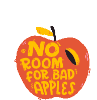 Bad Apples No Room For Bad Apples Sticker - Bad Apples No Room For Bad Apples Defund The Police Stickers