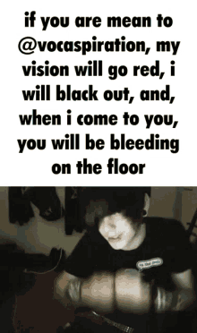 Emo If You Are Mean To GIF