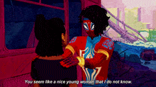 Spider Man You Seem Like A Nice Young Woman GIF