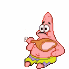 Patrick Star Eat GIF - Patrick Star Eat Meat GIFs