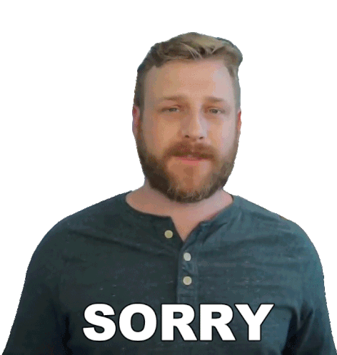 Sorry Grady Smith Sticker - Sorry Grady Smith I Apologize Stickers