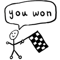 You Won Youwin Sticker - You Won Youwin Winner Winner Stickers