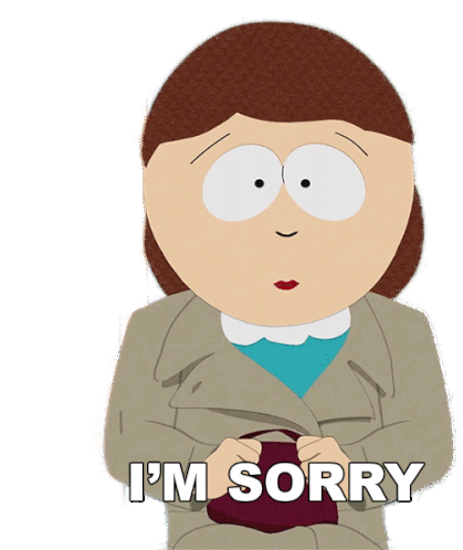 Im Sorry Liane Cartman Sticker - Im Sorry Liane Cartman South Park Stickers