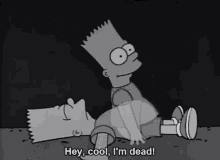 The Simpsons Im Dead GIF - The Simpsons Im Dead Bart Simpson GIFs