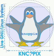 knoppix linux gnu gnulinux penguin