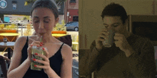 Josh Andres Rivera Girl Who Is Going To Be Okay GIF - Josh Andres Rivera Girl Who Is Going To Be Okay Coffee GIFs
