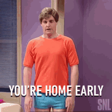 Youre Home Early Will Forte GIF - Youre Home Early Will Forte Ken GIFs