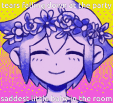 Tears Falling Down At The Party Omori Jack Stauber GIF