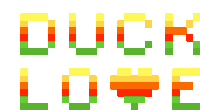 The Ducks Duck Love Sticker - The Ducks Duck Love Multiversx Stickers