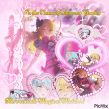 in the name of love and justice here come the magical maiden