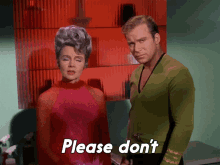 Please Dont Amanda GIF - Please Dont Amanda Captain Kirk GIFs