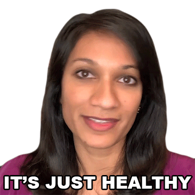 Its Just Healthy Natasha Bhuyan Sticker - Its Just Healthy Natasha Bhuyan Bustle Stickers