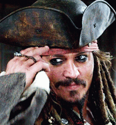 Tip Hat Jack Sparrow GIF - Tip Hat Jack Sparrow - Discover & Share GIFs