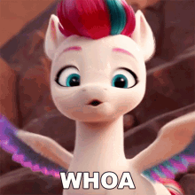 Whoa Zipp Storm GIF - Whoa Zipp Storm My Little Pony A New Generation GIFs