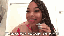 Thanks For Rockin With Me Thanks GIF