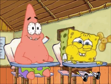 Sitting Next To Your Friend In Class GIF