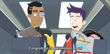 Congrats On The Promotion Man Ensign Samanthan Rutherford GIF - Congrats On The Promotion Man Ensign Samanthan Rutherford Ensign Brad Boimler GIFs