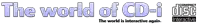a logo for the world of cd-i compact disc interactive