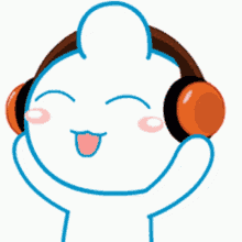 Vibing Cat With Headset GIF