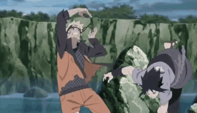 ONLY SLOW LQ gif  Anime fight Fighting gif Cool animations