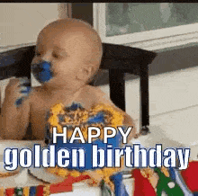 Golden Birthday Happy Birthday GIF - Golden Birthday Golden Birthday GIFs